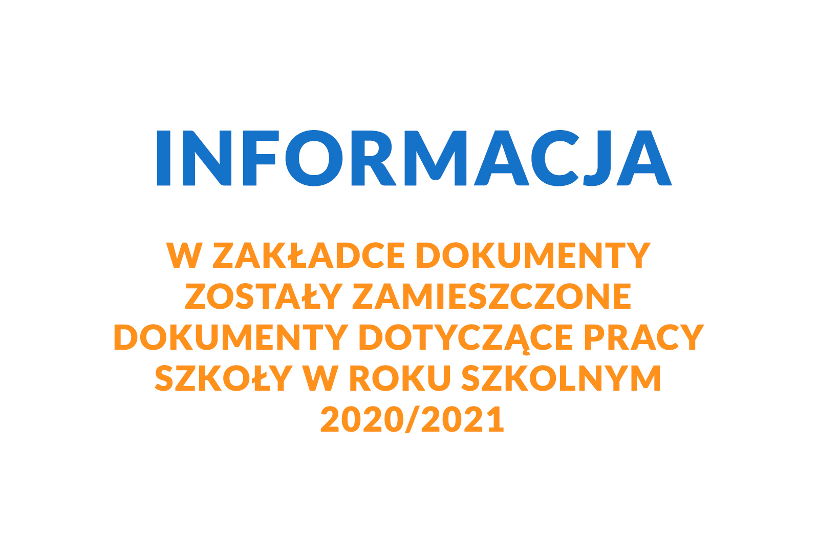Dokumenty praca szkoly 2020 21