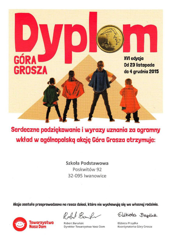 Final akcji Gora grosza2016