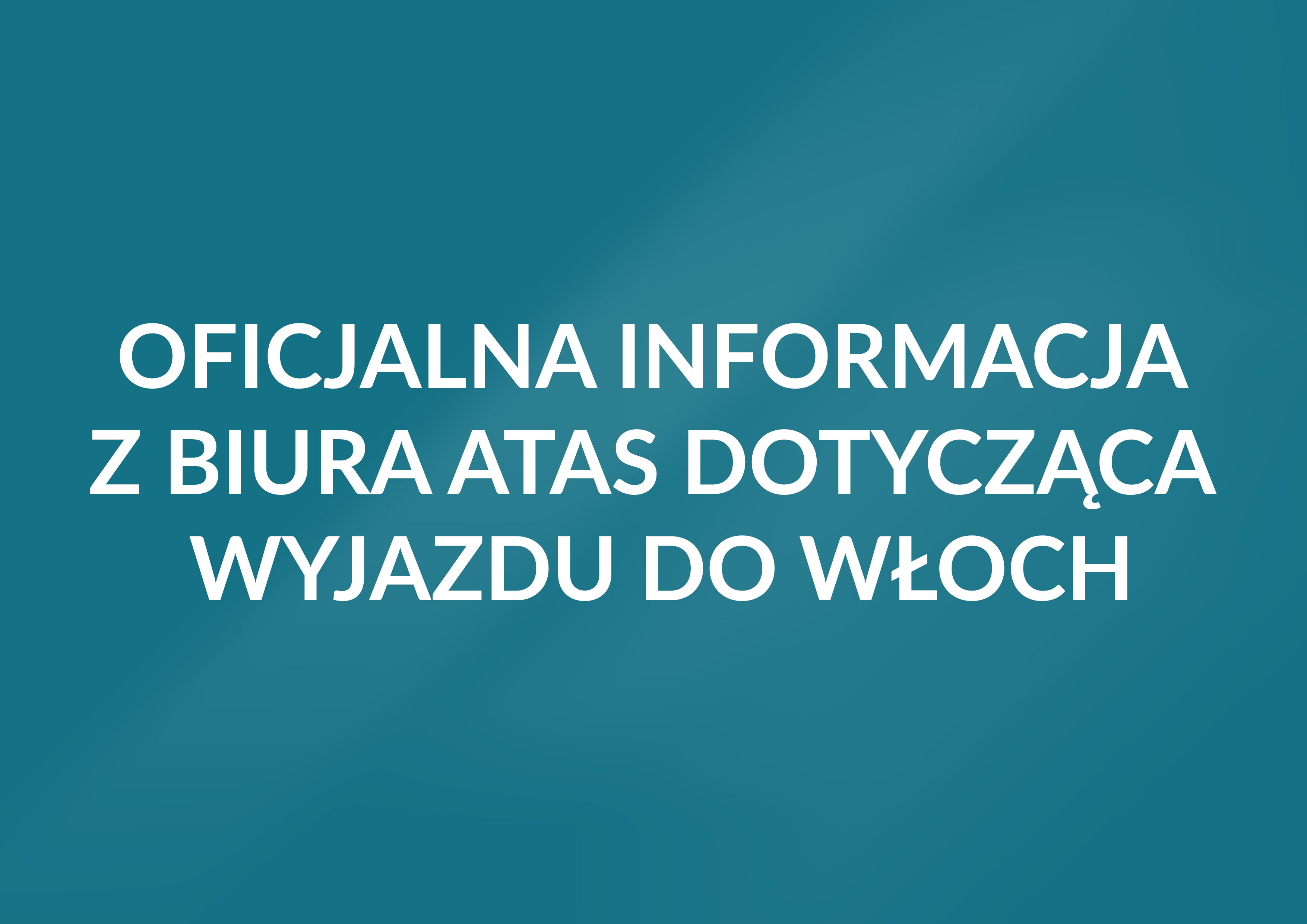 Informacja wlochy