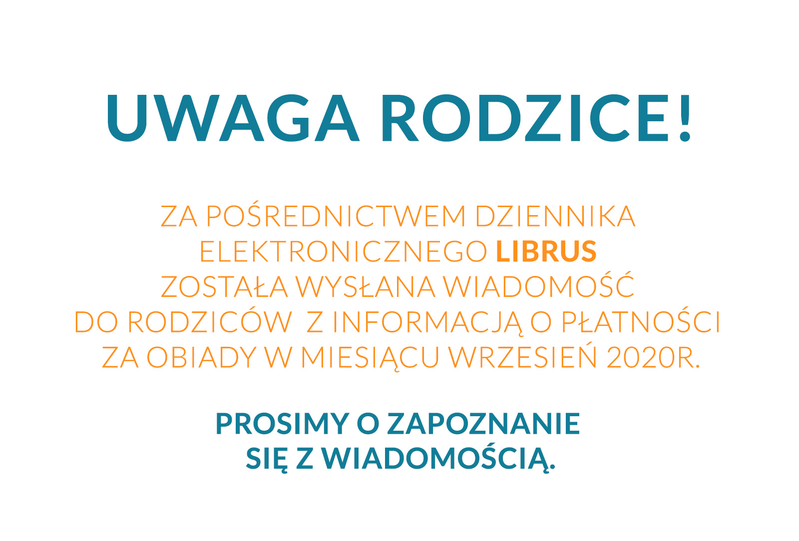 UWAGA RODZICE
