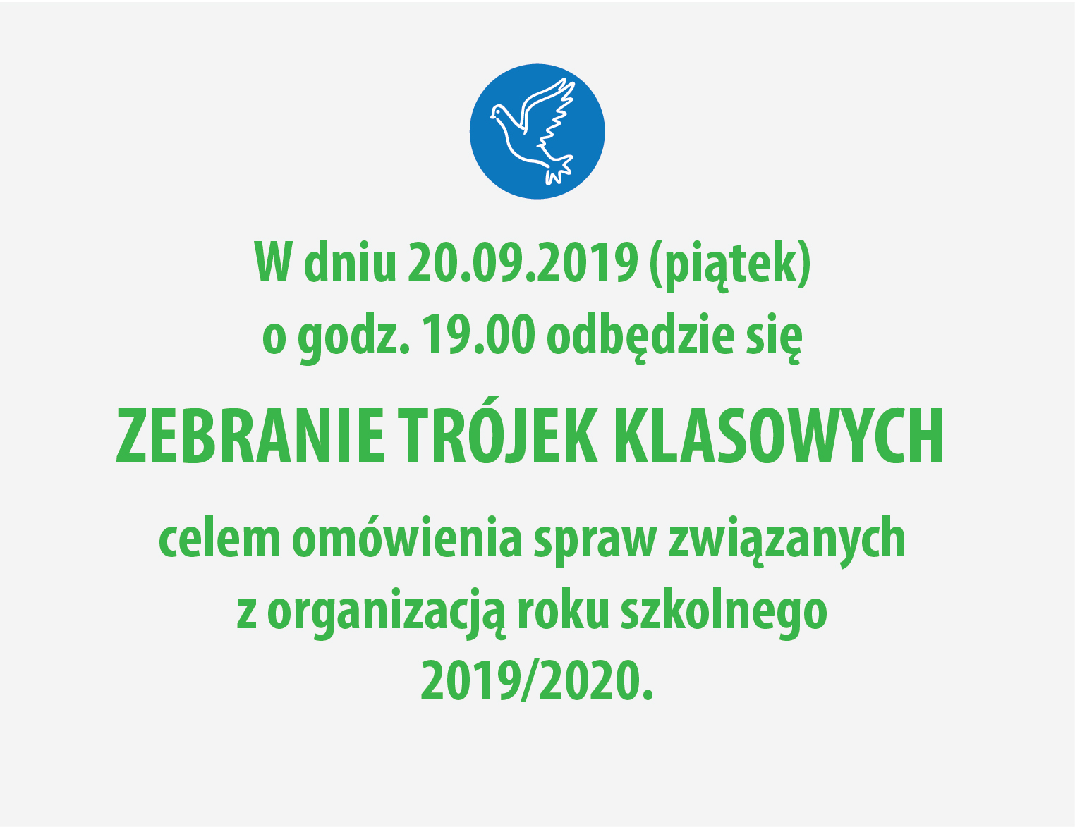 Zebranie trojek 2019 01