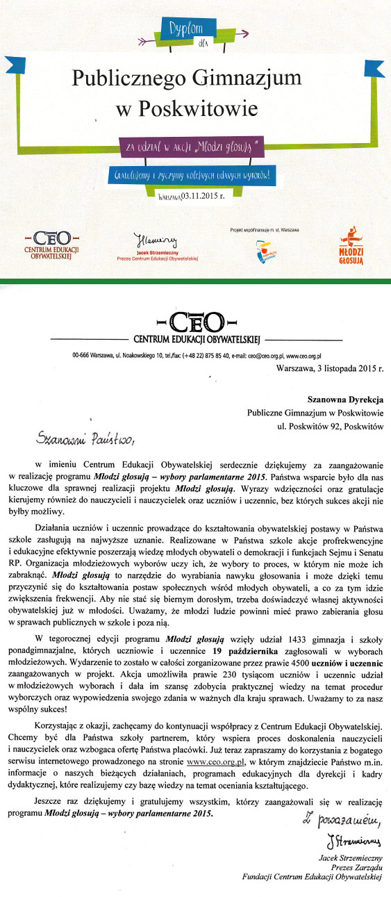 dyplom Mlodzi glosuja 2015