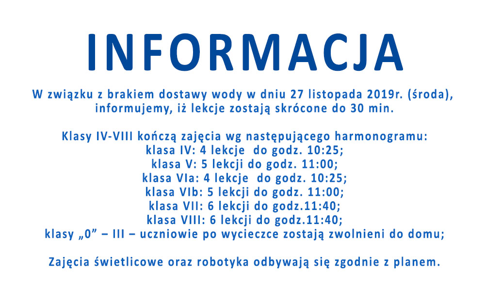 info woda