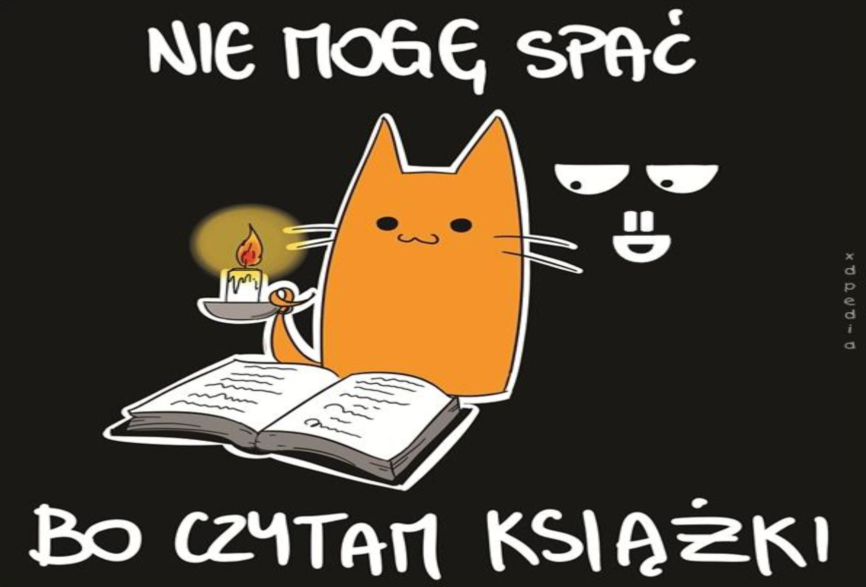 nie lubie spac czytam