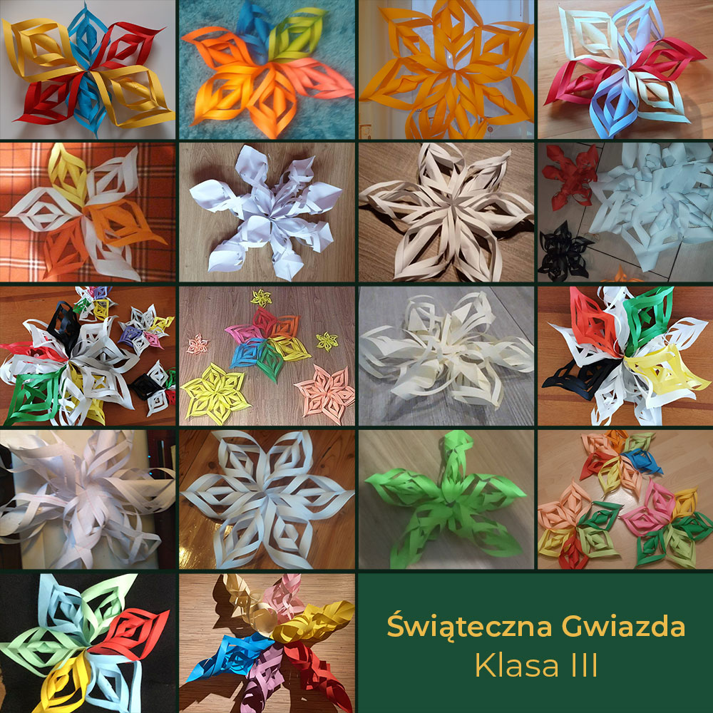 swiateczna gwaiazda kl3 2020